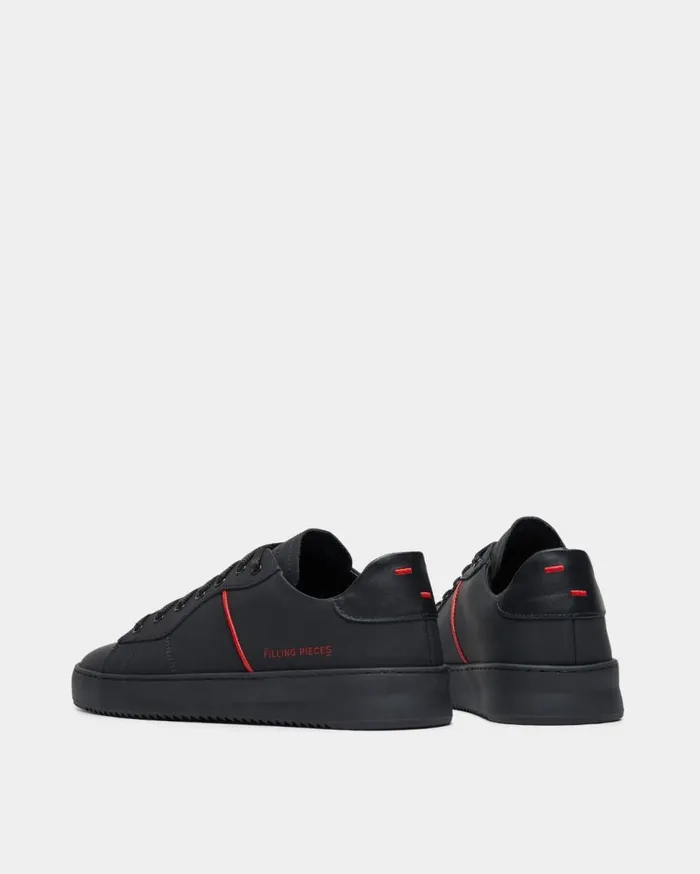 Court Fade Red Black Men Filling Pieces Sneakers