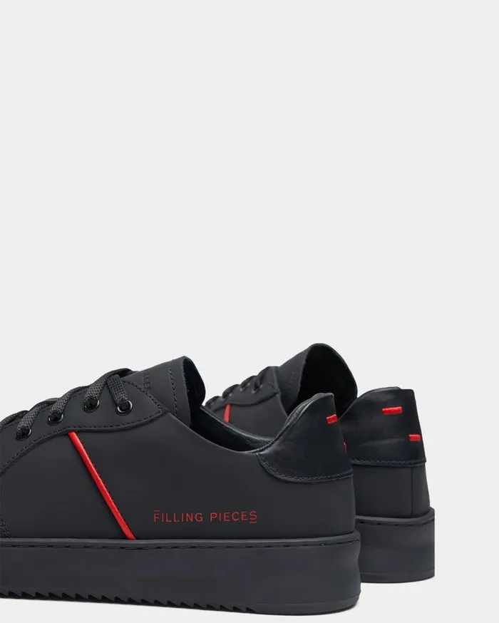 Court Fade Red Black Men Filling Pieces Sneakers