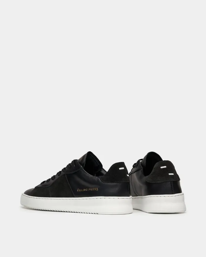 Court Ripple Suede Mix Black WomenMen Filling Pieces Sneakers