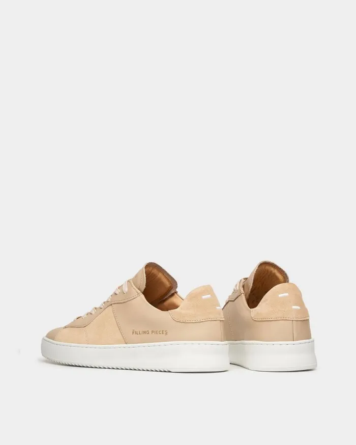 Court Ripple Suede Mix Sand Beige MenWomen Filling Pieces Sneakers