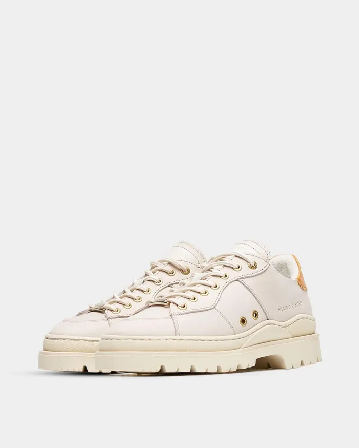 Court Serrated Off White WomenMen Filling Pieces Sneakers