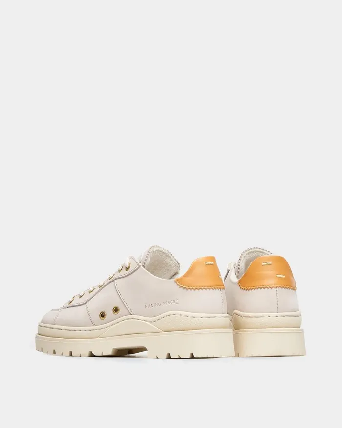 Court Serrated Off White WomenMen Filling Pieces Sneakers