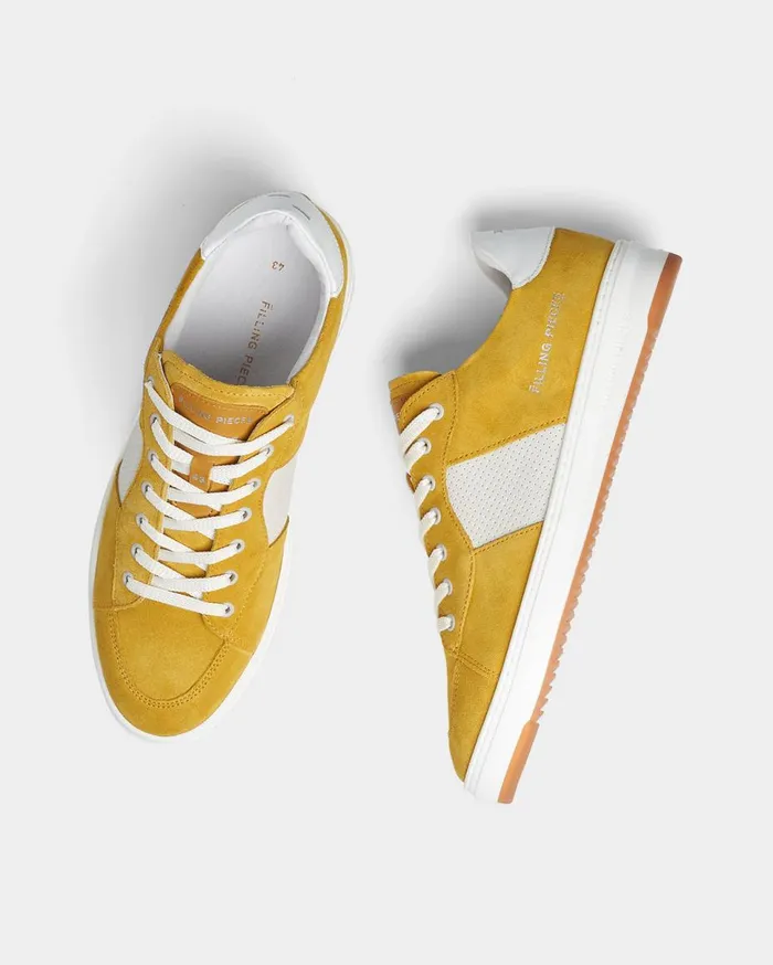 Court Strata Mustard Orange Men Filling Pieces Sneakers