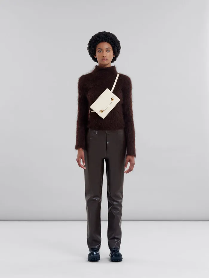 Cream Leather Trunkaroo Bum Bag Women Marni Trunkaroo Bag