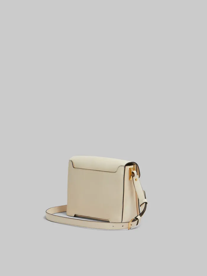 Cream Leather Trunkaroo Medium Shoulder Bag WomenMen Marni Trunkaroo Bag