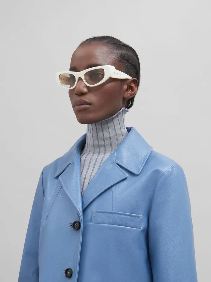 Cream Netherworld Sunglasses WomenMen Marni Sunglasses