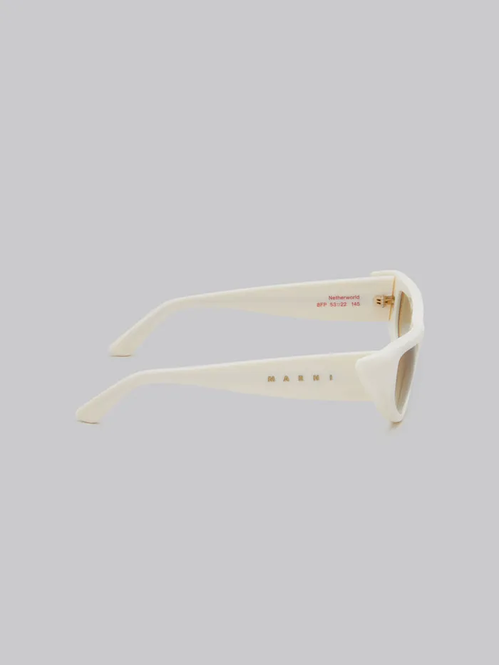 Cream Netherworld Sunglasses WomenMen Marni Sunglasses
