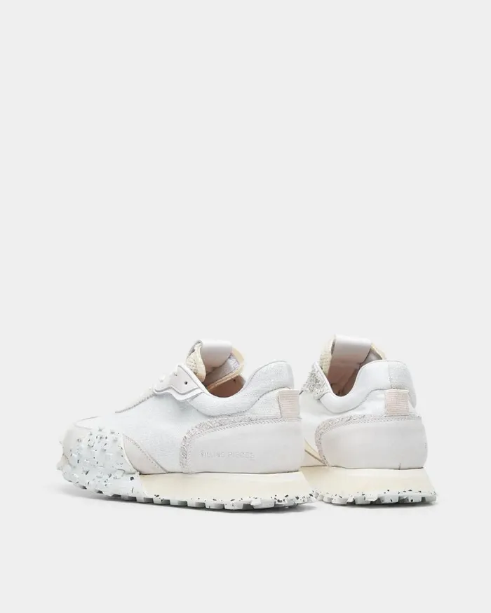 Crease Runner Sprint All White WomenMen Filling Pieces Sneakers