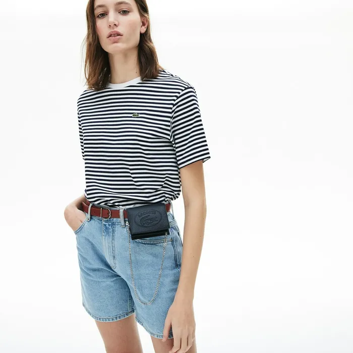 Croco Crew Grained Leather Belt Bag Peacoat Womens Lacoste Small Leather Goods Near Me Croco Crew Grained Leather Belt Bag Peacoat Womens Lacoste Small Leather Goods Near Me