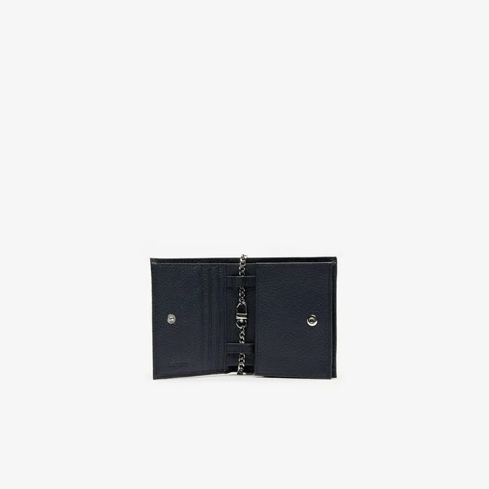 Croco Crew Grained Leather Belt Bag Peacoat Womens Lacoste Small Leather Goods Near Me