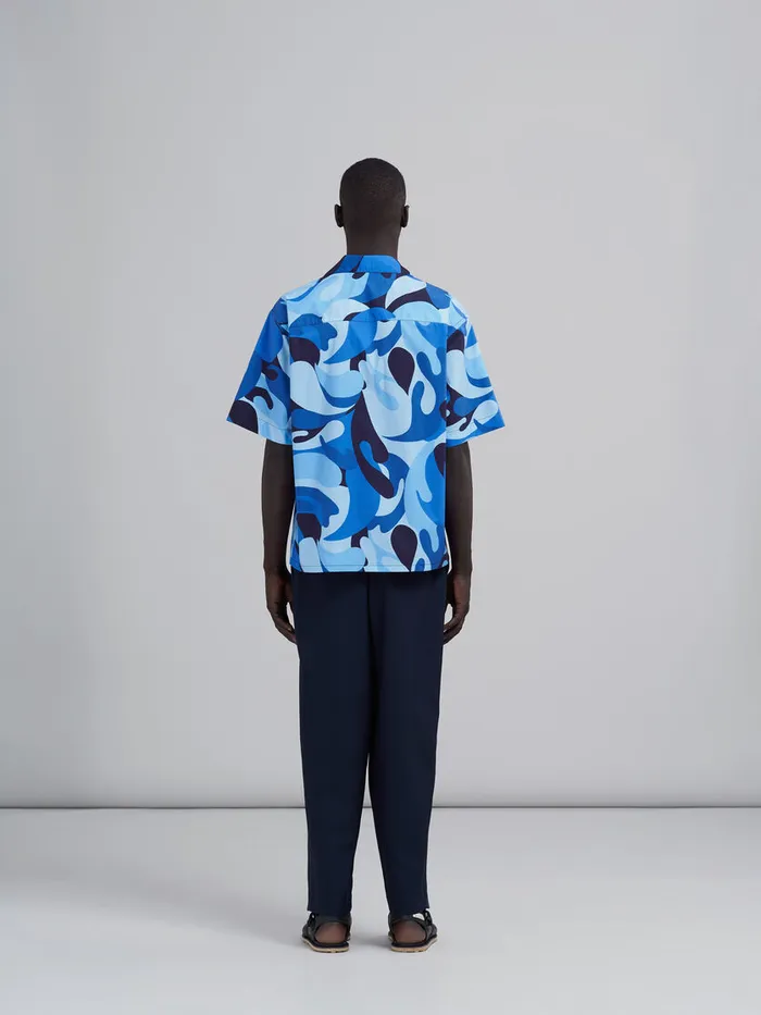 Cropped Trousers In Cool Wool With Drawstring At The Waist Men Marni Pants
