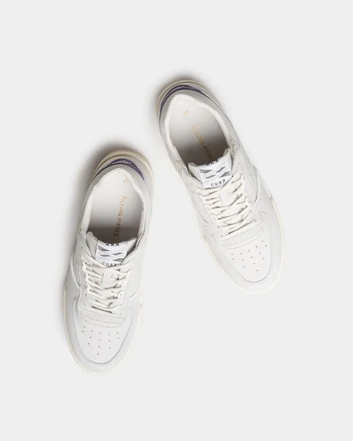 Curb Era White WomenMen Filling Pieces Sneakers