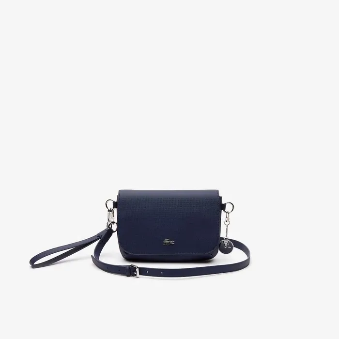 Daily Classic Coated Piqu Canvas Flap Shoulder Bag Peacoat Womens Lacoste Bags On Sale Daily Classic Coated Piqu Canvas Flap Shoulder Bag Peacoat Womens Lacoste Bags On Sale