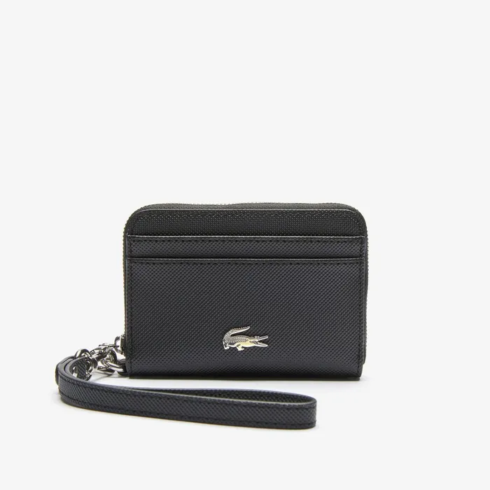Daily Classic Small Coated Canvas Wallet Black Womens Lacoste Small Leather Goods On Sale Daily Classic Small Coated Canvas Wallet Black Womens Lacoste Small Leather Goods On Sale