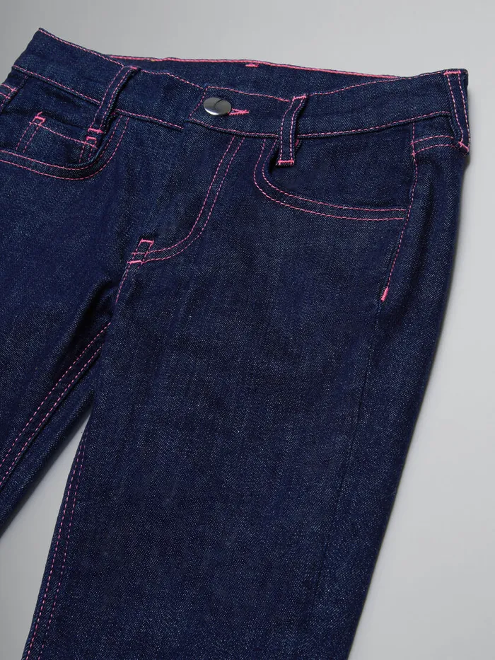 Dark Blue Bootcut Jeans Kids Marni
