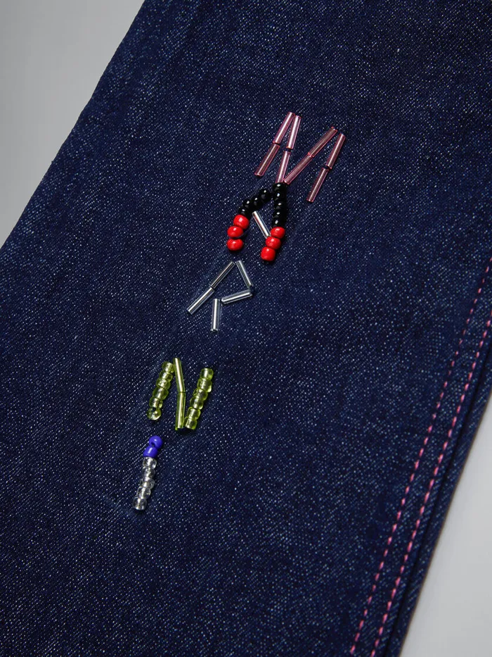 Dark Blue Bootcut Jeans Kids Marni