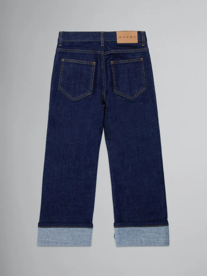 Dark Blue Regular Jeans Kids Marni