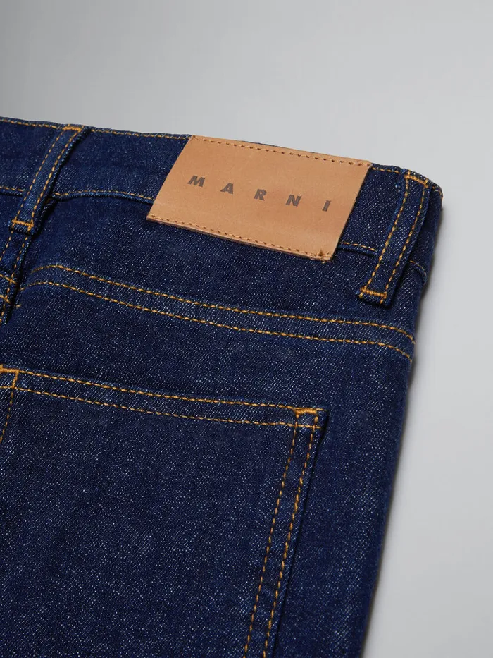Dark Blue Regular Jeans Kids Marni