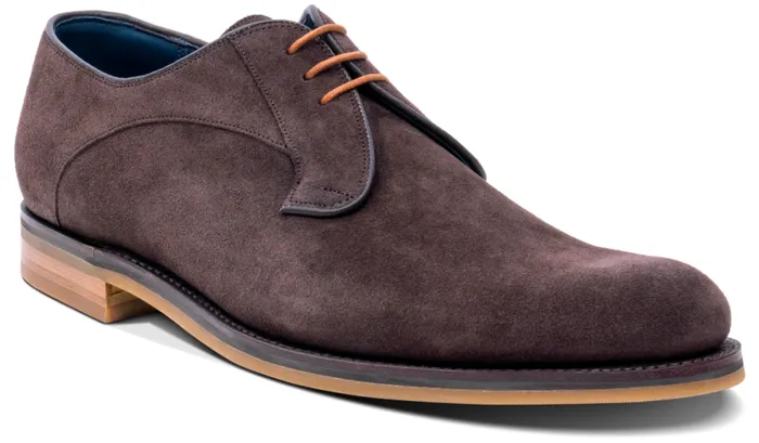 Derby 8211 Bitta Choc Suede Mens Barker Shoes Derbys