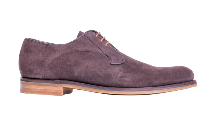Derby 8211 Bitta Choc Suede Mens Barker Shoes Derbys
