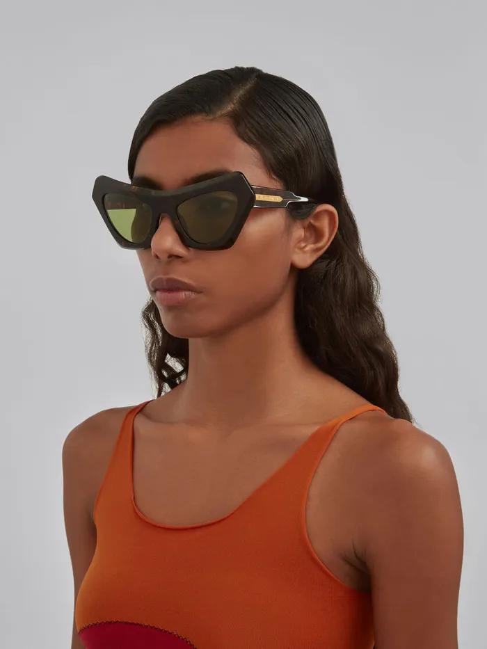 Devil039s Pool Havana Sunglasses WomenMen Marni Sunglasses