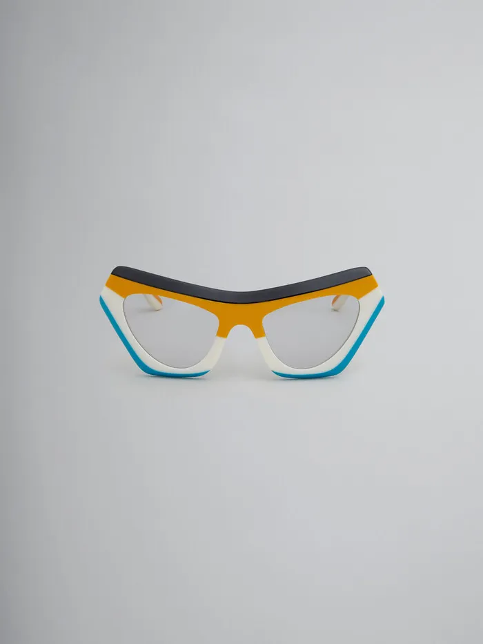 Devil039s Pool Striped Sunglasses WomenMen Marni Sunglasses