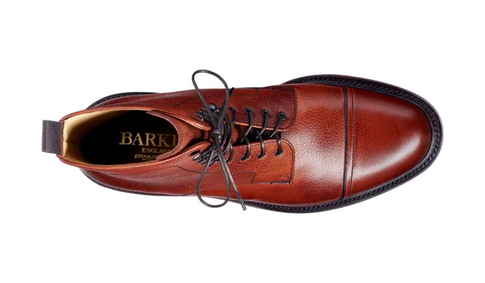 Donegal 8211 Antique Rosewood Grain Mens Barker Shoes Boots