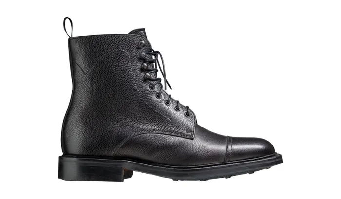Donegal 8211 Black Grain Mens Barker Shoes Boots