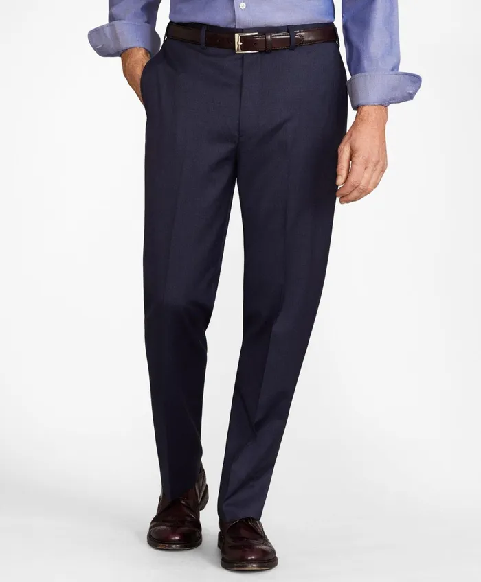 Dress Pants Men Brooks Brothers Brooks Brothers Flex MadisonFit Wool Trousers Blue Dress Pants Men Brooks Brothers Brooks Brothers Flex MadisonFit Wool Trousers Blue