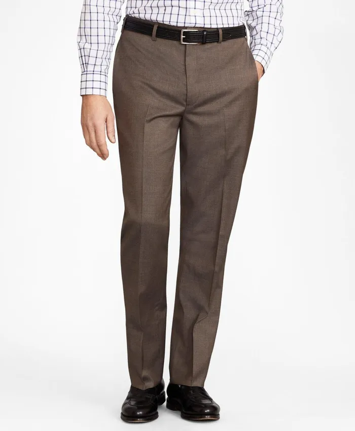 Dress Pants Men Brooks Brothers Brooks Brothers Flex MadisonFit Wool Trousers Brown Dress Pants Men Brooks Brothers Brooks Brothers Flex MadisonFit Wool Trousers Brown