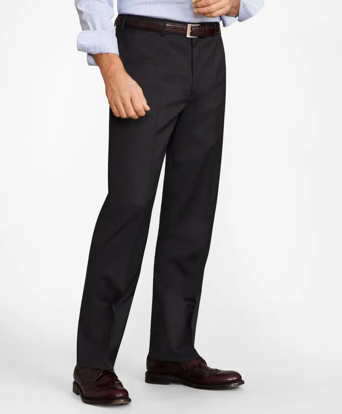 Dress Pants Men Brooks Brothers Brooks Brothers Flex MadisonFit Wool Trousers Charcoal Dress Pants Men Brooks Brothers Brooks Brothers Flex MadisonFit Wool Trousers Charcoal