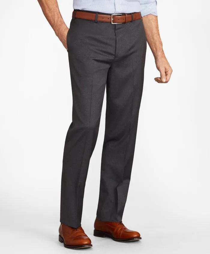 Dress Pants Men Brooks Brothers Brooks Brothers Flex MadisonFit Wool Trousers Grey Dress Pants Men Brooks Brothers Brooks Brothers Flex MadisonFit Wool Trousers Grey