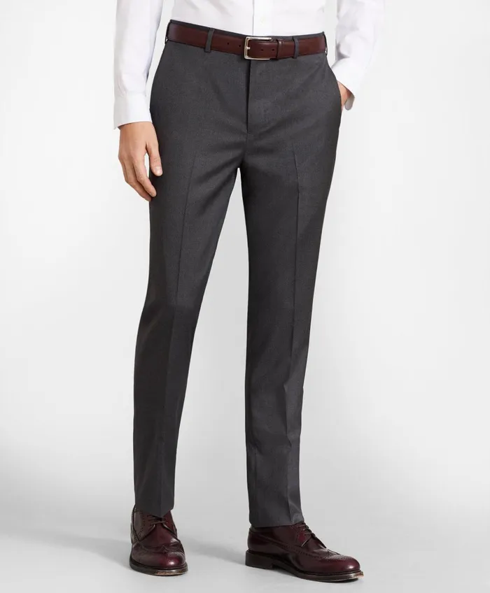 Dress Pants Men Brooks Brothers Brooks Brothers Flex MilanoFit Wool Trousers Grey Dress Pants Men Brooks Brothers Brooks Brothers Flex MilanoFit Wool Trousers Grey