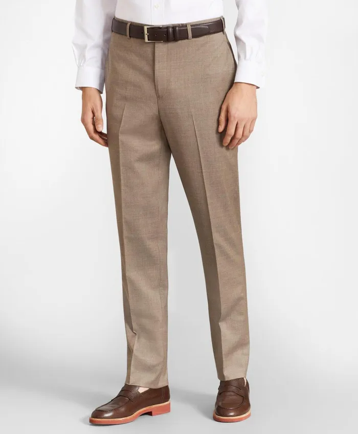 Dress Pants Men Brooks Brothers Brooks Brothers Flex MilanoFit Wool Trousers Tan Dress Pants Men Brooks Brothers Brooks Brothers Flex MilanoFit Wool Trousers Tan