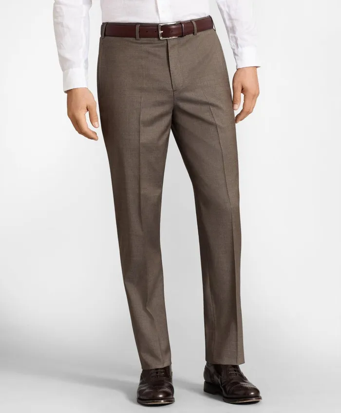 Dress Pants Men Brooks Brothers Brooks Brothers Flex RegentFit Wool Trousers Brown Dress Pants Men Brooks Brothers Brooks Brothers Flex RegentFit Wool Trousers Brown