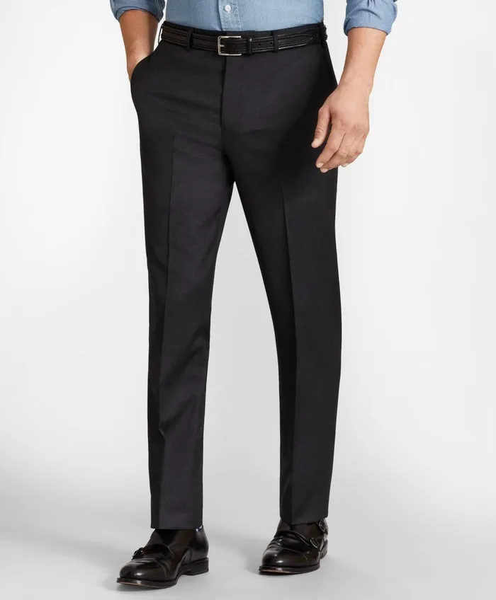 Dress Pants Men Brooks Brothers Brooks Brothers Flex RegentFit Wool Trousers Charcoal Dress Pants Men Brooks Brothers Brooks Brothers Flex RegentFit Wool Trousers Charcoal