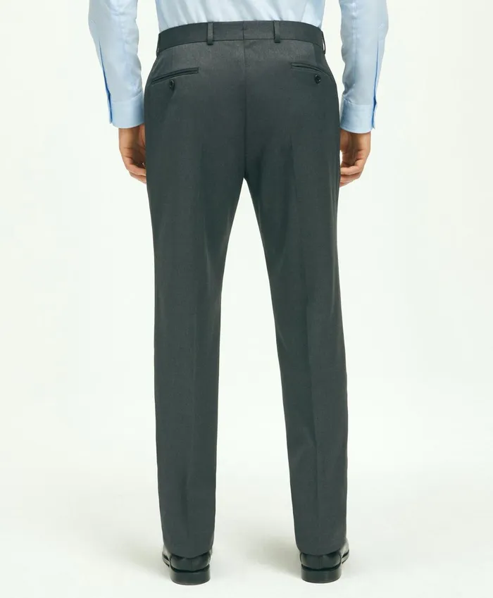 Dress Pants Men Brooks Brothers Classic Fit Wool 1818 Dress Pants Grey