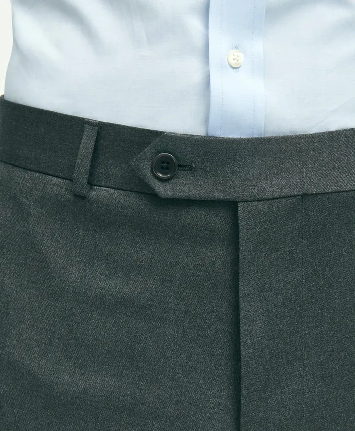 Dress Pants Men Brooks Brothers Classic Fit Wool 1818 Dress Pants Grey