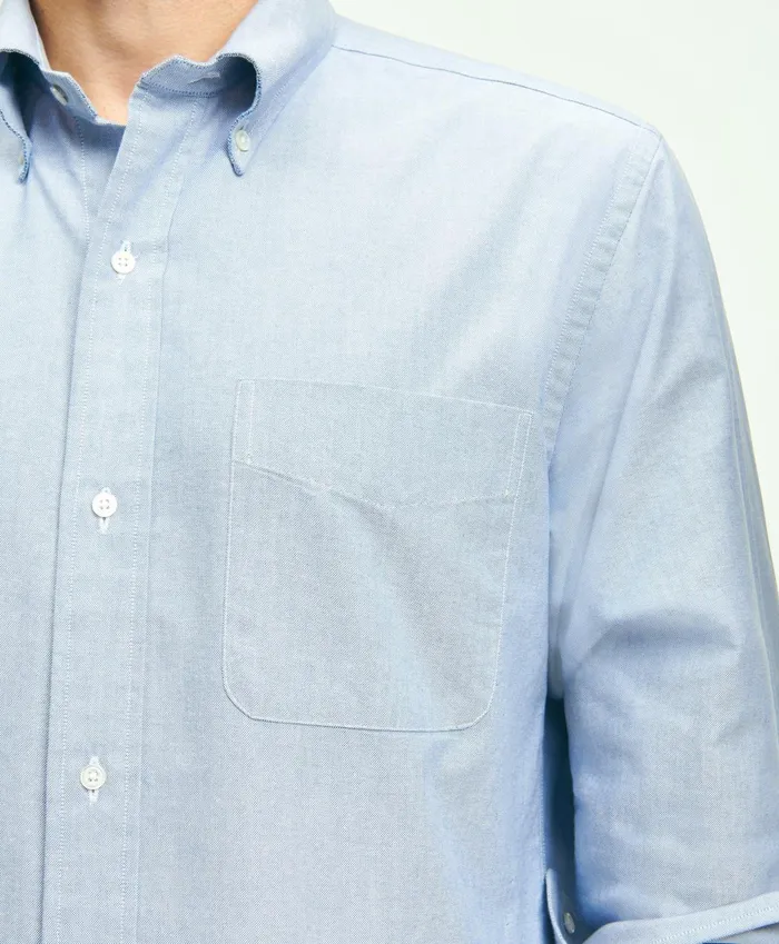 Dress Shirts Men Brooks Brothers American Made Heritage Ocbd Dress Shirt Blue