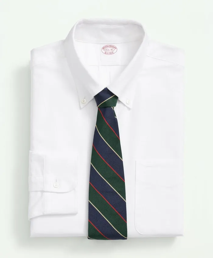 Dress Shirts Men Brooks Brothers American Made Heritage Ocbd Dress Shirt White