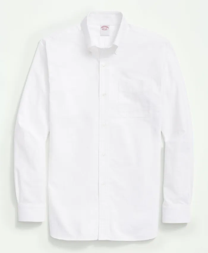 Dress Shirts Men Brooks Brothers American Made Heritage Ocbd Dress Shirt White