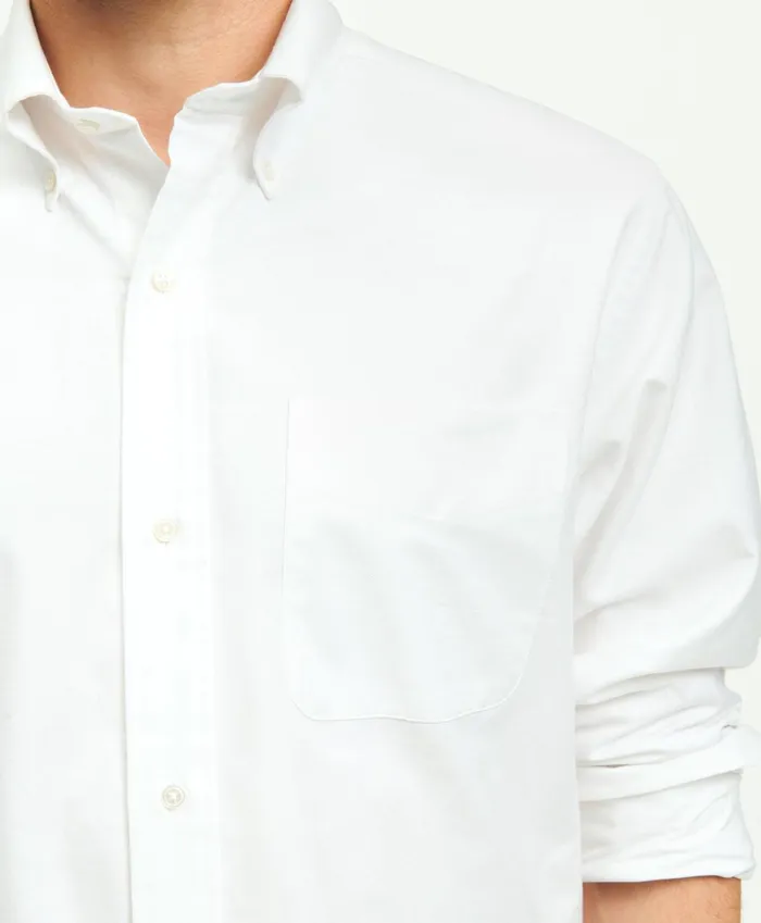 Dress Shirts Men Brooks Brothers American Made Heritage Ocbd Dress Shirt White