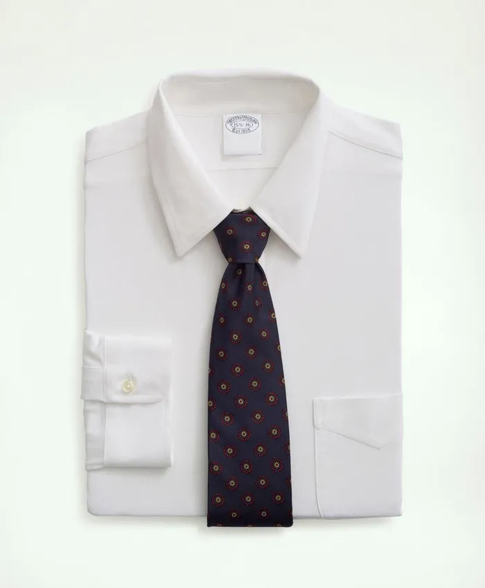 Dress Shirts Men Brooks Brothers Japanese Knit Dress Shirt Slim Fit White