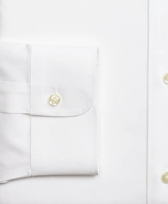 Dress Shirts Men Brooks Brothers Stretch Big andamp Tall Dress Shirt NonIron Pinpoint Spread Collar White