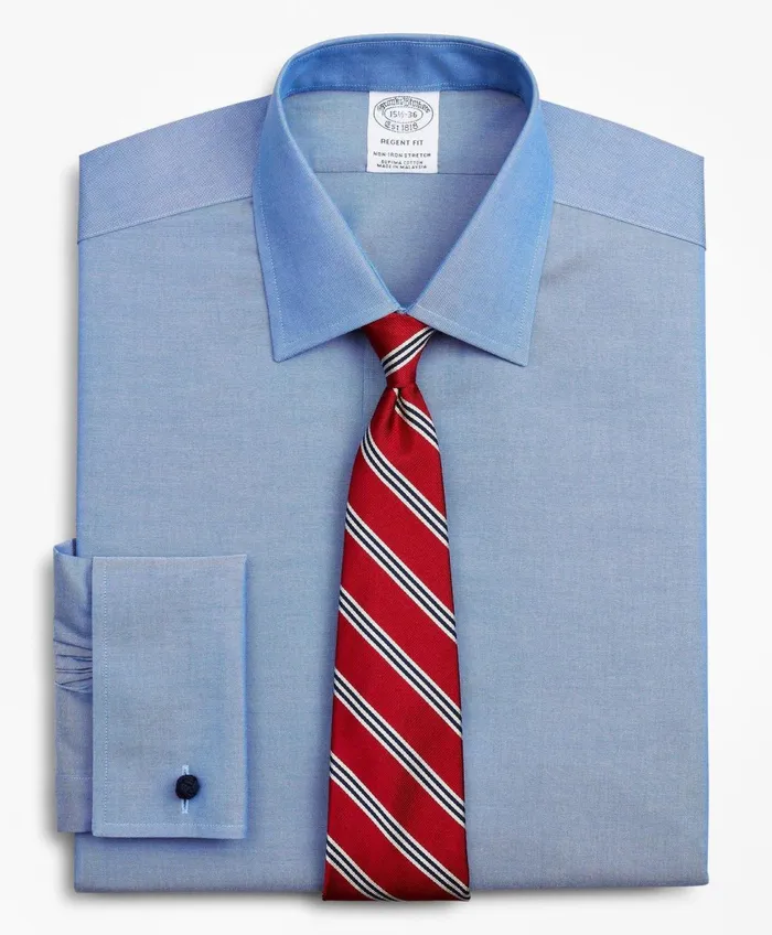 Dress Shirts Men Brooks Brothers Stretch Regent RegularFit Dress Shirt NonIron Pinpoint Ainsley Collar French Cuff Pinpoint Blue Dress Shirts Men Brooks Brothers Stretch Regent RegularFit Dress Shirt NonIron Pinpoint Ainsley Collar French Cuff Pinpoint Blue
