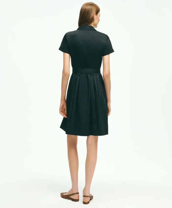 Dresses Women Brooks Brothers Belted Shirt Dress Black
