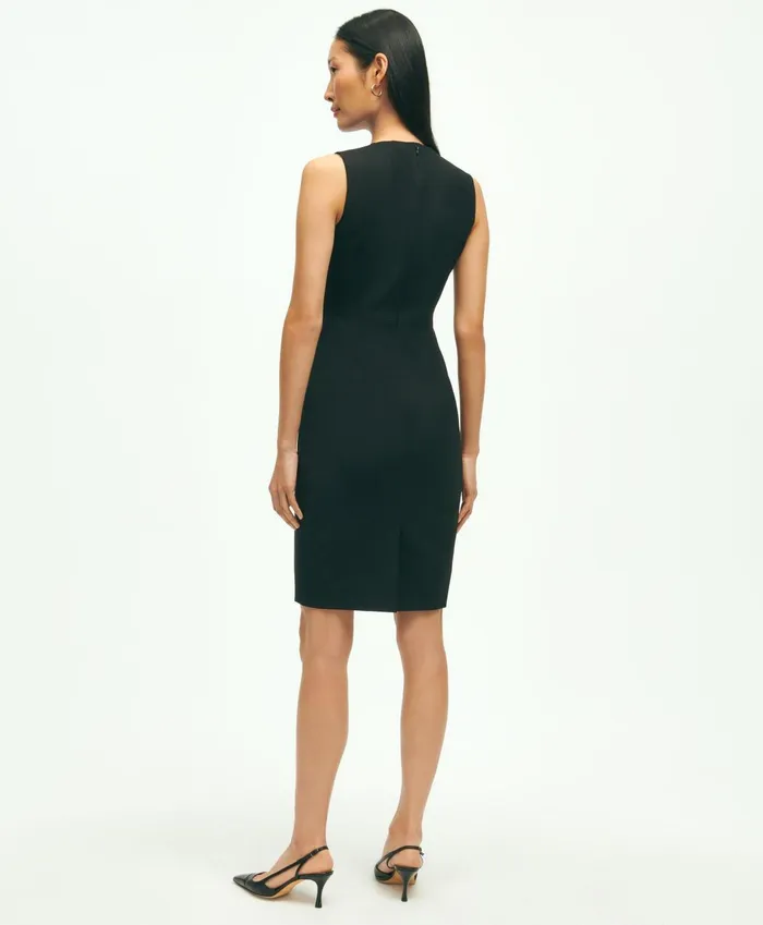 Dresses Women Brooks Brothers The Essential Brooks Brothers Stretch Wool Sheath Dress Black