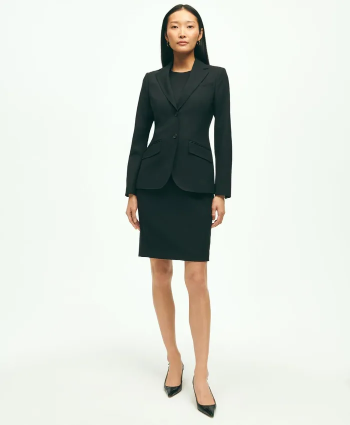 Dresses Women Brooks Brothers The Essential Brooks Brothers Stretch Wool Sheath Dress Black