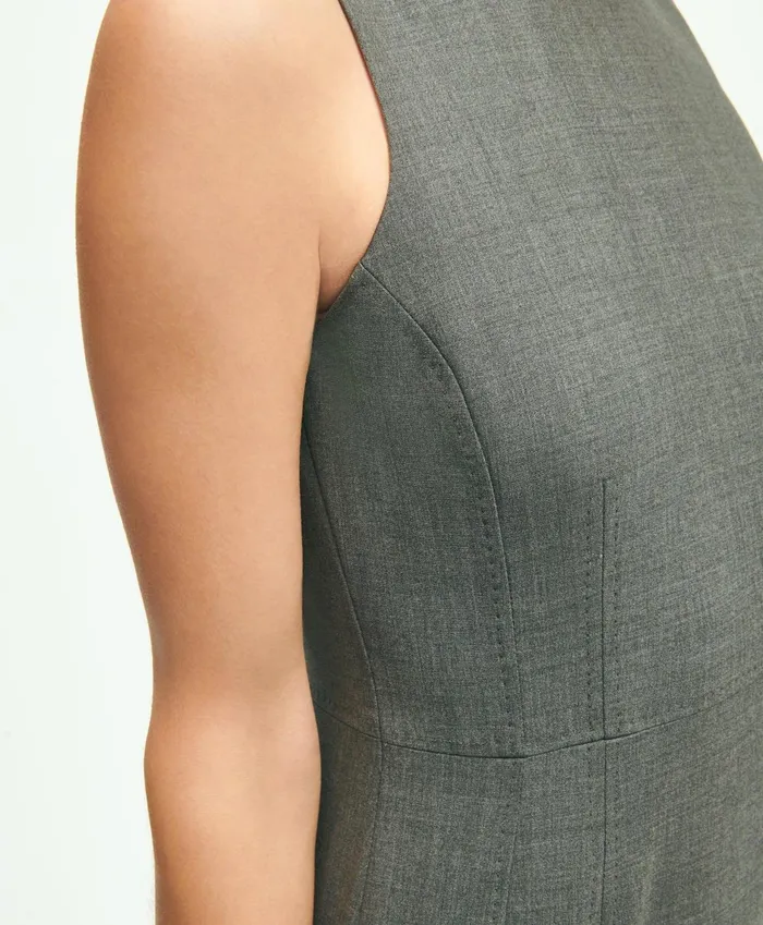 Dresses Women Brooks Brothers The Essential Brooks Brothers Stretch Wool Sheath Dress Dark Grey