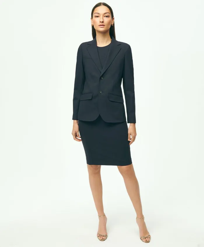 Dresses Women Brooks Brothers The Essential Brooks Brothers Stretch Wool Sheath Dress Navy